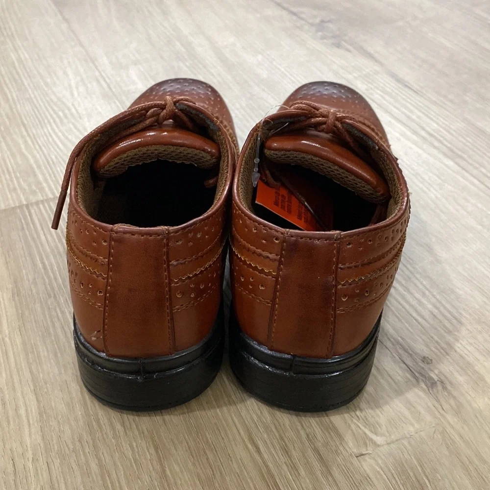 NEW Boys Deer Stags Ace Wingtip Oxfords